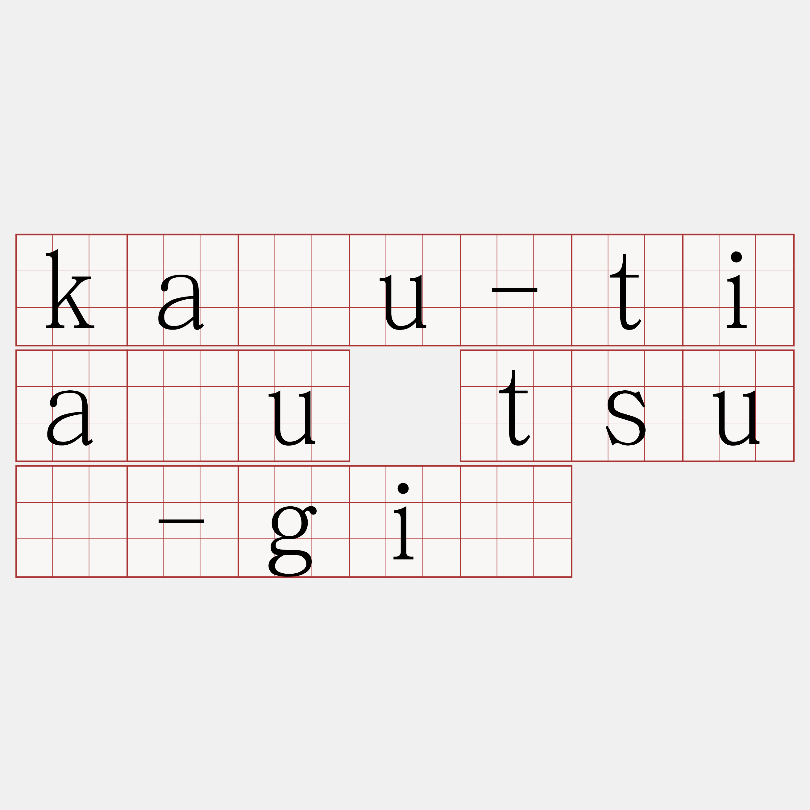 kàu-tiâu tsú-gī